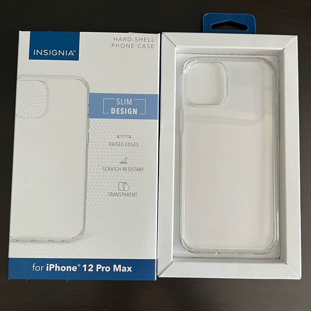Insignia Clear iPhone 12 Pro Max Phone Case